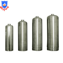 Empty fire extinguisher stainless steel cylinder container